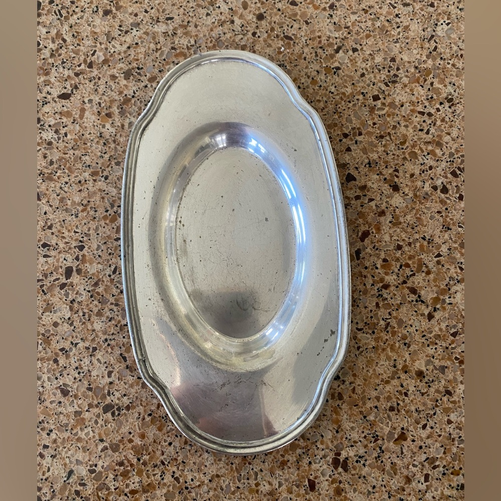 Vintage Putnam nr 2129 oval tray Trinket Dish Silver Plated